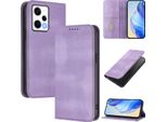 Custodia Per Xiaomi Poco X5 Pro/Redmi Note 12 Pro 5G, Custodia In Pelle Vintage Con Protezione Rfid, Slot Per Schede, Supporto Viola