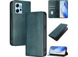 Custodia Per Xiaomi Redmi Note 12 4G, Custodia In Pelle Vintage Con Protezione Rfid, Slot Per Schede, Supporto Verde
