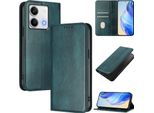 Custodia Per Xiaomi Redmi Note 13 5G, Custodia In Pelle Vintage Con Protezione Rfid, Slot Per Schede, Supporto Verde