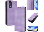 Custodia Per Xiaomi Redmi Note 11 4G/Note 11S/Note 12S, Custodia In Pelle Vintage Con Protezione Rfid, Slot Per Schede, Supporto Viola