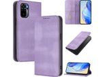 Custodia Per Xiaomi Redmi Note 10 4G/Note 10S, Custodia In Pelle Vintage Con Protezione Rfid, Slot Per Schede, Supporto Viola