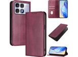 Custodia Per Xiaomi Redmi K70 Ultra, Custodia In Pelle Vintage Con Protezione Rfid, Slot Per Schede, Supporto Viola