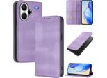 Custodia Per Xiaomi Redmi Note 13 Pro+, Custodia In Pelle Vintage Con Protezione Rfid, Slot Per Schede, Supporto Viola