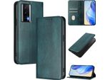 Custodia Per Xiaomi Poco F5 Pro/Redmi K60/K60 Pro, Custodia In Pelle Vintage Con Protezione Rfid, Slot Per Carte, Supporto Verde
