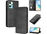 Custodia Per Oneplus Nord Ce 2 Lite, Custodia In Pelle Vintage Con Protezione Rfid, Slot Per Schede, Supporto Nero