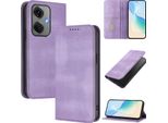 Custodia Per Oneplus Nord CE3, Custodia In Pelle Vintage Con Protezione Rfid, Slot Per Schede, Supporto Viola