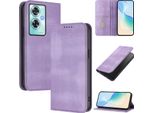 Custodia Per Oneplus Nord N30 Se, Custodia In Pelle Vintage Con Protezione Rfid, Slot Per Schede, Supporto Viola