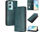 Custodia Per Oneplus Nord N30 Se, Custodia In Pelle Vintage Con Protezione Rfid, Slot Per Schede, Supporto Verde