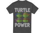 Teenage Mutant Ninja Turtles - Maglietta "Turtle Power"" Per Uomo/Donna Unisex TV15205 (S) (Charcoal)"