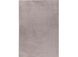 Tappeto A Pelo Alto Pouffy Beige 140 X 200 Cm