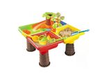 Set Di Giochi Da Spiaggia Per Bambini, Tavolo Da Gioco Con Sabbia Con Stampi E Accessori, 25 Pezzi - Sandlandia