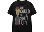 Beavis & Butthead - "Potresti Stare Zitto?"" Maglietta Per Bambini/Donne Unisex TV15813 (Xl) (Schwarz)"