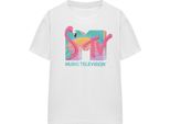 Mtv - T-Shirt Uomo/Donna Unisex TV15817 (S) (Bianco)