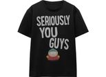 South Park - Maglietta "Sono Serio"" Per Bambini/Donne Unisex TV15976 (M) (Schwarz)"