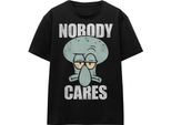 Spongebob Squarepants - Maglietta "Nobody Cares Meme"" Per Uomo/Donna Unisex TV15995 (Xxl) (Nero)"