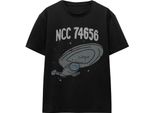 Star Trek - Maglietta "Classe Intrepida"" Per Uomo/Donna Unisex TV16270 (Xl) (Nero)"