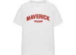 Top Gun - Maglietta "Maverick"" Per Uomo/Donna Unisex TV16917 (Xxl) (Bianco)"