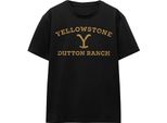 Yellowstone - Maglietta Uomo/Donna Unisex TV16968 (Xl) (Nero)