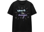 Frozen - Maglietta "Spark Your Own Magic"" Per Uomo/Donna Unisex TV17025 (M) (Nero)"