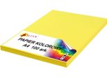 Carta A Colori A4 80G Giallo Intensivo 100 Fogli