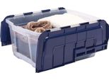 Fellowes 100135774 Fellowes Storage Box Bankers Box, Coperchio Incernierato, 45 Litri