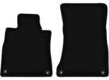 Wielganizator Tappetini Anteriori In Velluto Per Mercedes S C217 (2014-2020, Coupé) Neri, Set 2 Pz, Con Fissaggi