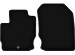 Wielganizator Tappetini Anteriori In Velluto Per Mitsubishi Colt Vii (2008-2012, Hb Senza Bocchette Di Ventilazione) Neri, Set 2 Pz, Con Fissaggi