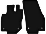 Wielganizator Tappetini Anteriori In Velluto Per Vw Tiguan Iii (2024-, Suv) Neri, Set 2 Pz, Con Fissaggi