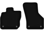 Wielganizator Tappetini Anteriori In Velluto Per Skoda Superb Iv (2023-, Station Wagon, Liftback) Neri, Set 2 Pz, Con Fissaggi