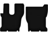 Wielganizator Tappetini Anteriori In Velluto Per Volvo Fm I (1998-2001, Camion) Neri, Set 2 Pz, Con Fissaggi