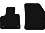 Wielganizator Tappetini Anteriori In Velluto Per Peugeot 5008 Ii (2017-2020, Crossover 7 Posti) Neri, Set 2 Pz, Con Fissaggi