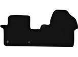 Wielganizator Tappetini Anteriori In Velluto Per Peugeot Expert Iii (2016-, Furgone) Neri, Set 2 Pz, Con Fissaggi