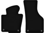Wielganizator Tappetini Anteriori In Velluto Per Volkswagen Passat B6 (2005-2010, Berlina, Station Wagon, Variant) Neri, Set 2 Pz, Con Fissaggi