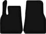 Wielganizator Tappetini Anteriori In Velluto Per Tesla Model Y (2019-, Crossover) Neri, Set 2 Pz, Con Fissaggi