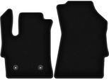 Wielganizator Tappetini Anteriori In Velluto Per Renault Espace Vi (2023-, Suv) Neri, Set 2 Pz, Con Fissaggi