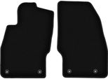 Wielganizator Tappetini Anteriori In Velluto Per Opel Corsa D (2006-2015, Hatchback) Neri, Set 2 Pz, Con Fissaggi