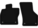 Wielganizator Tappetini Anteriori In Velluto Per Volkswagen Golf Vii (2012-, Alltrack, Hatchback, Station Wagon, Variant) Neri, Set 2 Pz, Con Fissaggi