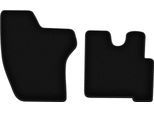 Wielganizator Tappetini Anteriori In Velluto Per Vw Lt Ii (1996-2006, Van) Neri, Set 2 Pz, Con Fissaggi