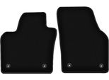 Wielganizator Tappetini Anteriori In Velluto Per Volkswagen Polo Vi (2017-, Hatchback) Neri, Set 2 Pz, Con Fissaggi