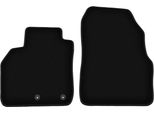 Wielganizator Tappetini Anteriori In Velluto Per Renault Scenic Ii (2003-2009, Minivan) Neri, Set 2 Pz, Con Fissaggi