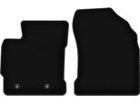 Wielganizator Tappetini Anteriori In Velluto Per Toyota Auris I (2006-2012, Hatchback, Station Wagon) Neri, Set 2 Pz, Con Fissaggi