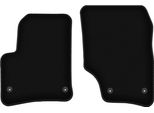 Wielganizator Tappetini Anteriori In Velluto Per Porsche Cayenne I (2002-2010, Suv) Neri, Set 2 Pz, Con Fissaggi