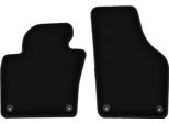 Wielganizator Tappetini Anteriori In Velluto Per Volkswagen Tiguan I (2007-2015, Minivan) Neri, Set 2 Pz, Con Fissaggi