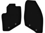 Wielganizator Tappetini Anteriori In Velluto Per Volvo XC70 Ii (2000-2007, Station Wagon) Neri, Set 2 Pz, Con Fissaggi