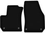 Wielganizator Tappetini Anteriori In Velluto Per Opel Zafira B (2005-2014, Minivan) Neri, Set 2 Pz, Con Fissaggi
