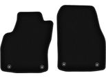 Wielganizator Tappetini Anteriori In Velluto Per Opel Astra H (2003-2010, Berlina, Hatchback, Station Wagon, Twintop, Cabriolet, Coupé) Neri, Set 2 Pz, Con Fissaggi