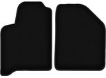 Wielganizator Tappetini Anteriori In Velluto Per Renault Scenic I (1996-2003, Minivan) Neri, Set 2 Pz, Con Fissaggi