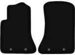 Wielganizator Tappetini Anteriori In Velluto Per Opel Omega B (1994-2003, Berlina, Station Wagon) Neri, Set 2 Pz, Con Fissaggi