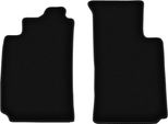 Wielganizator Tappetini Anteriori In Velluto Per Renault Megane I (1995-2002, Berlina, Classic, Hatchback, Grandtour, Station Wagon) Neri, Set 2 Pz, Con Fissaggi
