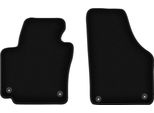 Wielganizator Tappetini Anteriori In Velluto Per Volkswagen Golf Plus (2005-2014, Minivan) Neri, Set 2 Pz, Con Fissaggi